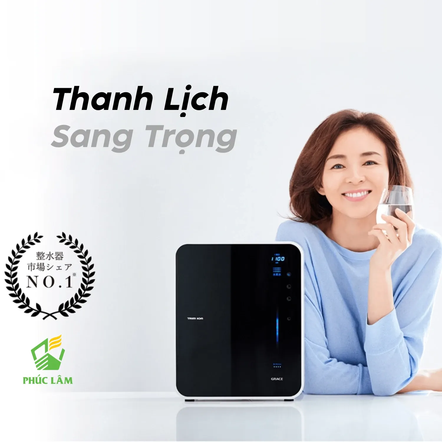 Máy lọc nước ion kiềm Trim ion Grace