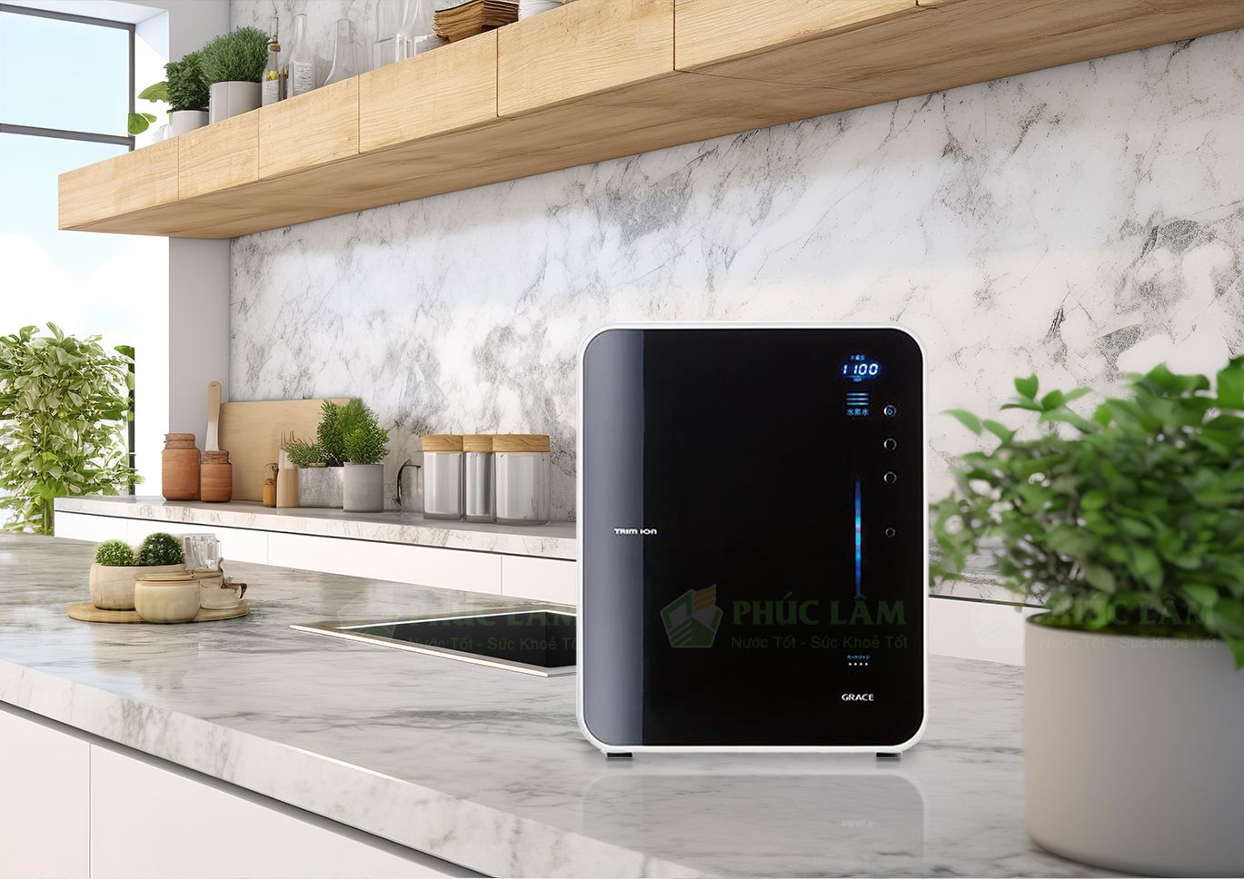Trim Ion Grace trong nhà bếp sang trọng