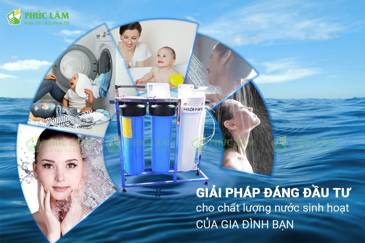 Bộ lọc nước đầu nguồn UF Haohsing là một giải pháp đáng đầu tư cho chất lượng nước sinh hoạt của gia đình bạn