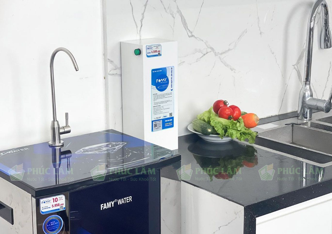 Bộ tạo ion kiềm Famy RIO-02 M chính hãng nâng cấp máy RO