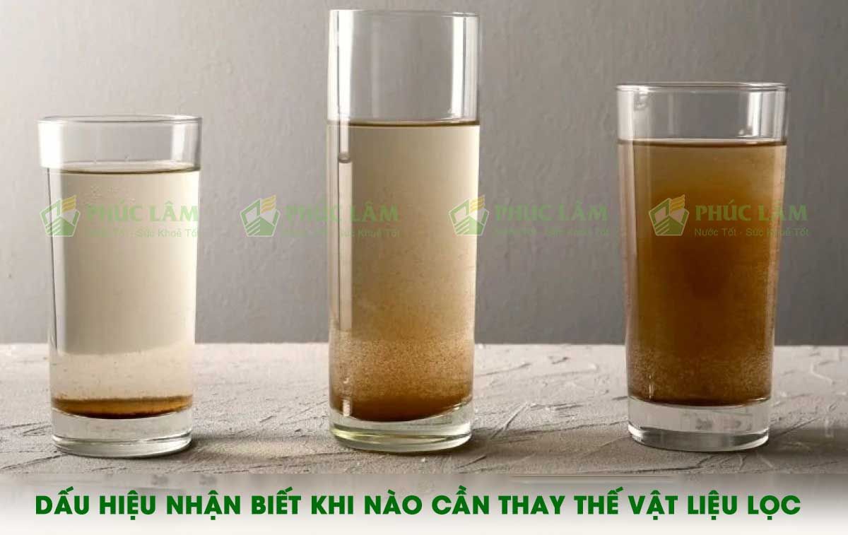 Dấu hiệu nhận biết khi nào cần thay thế vật liệu lọc