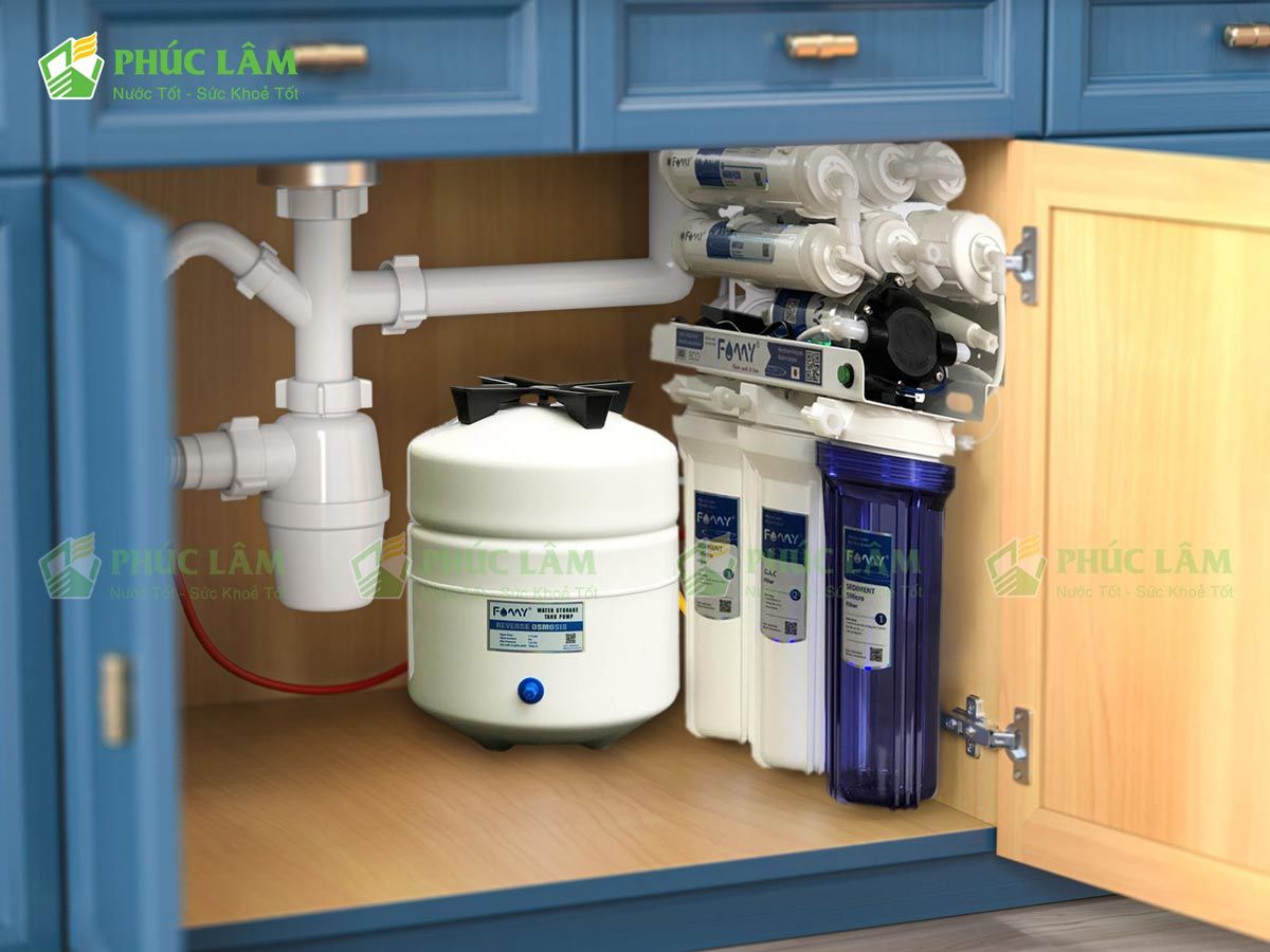 Máy lọc nước 10 cấp lọc FAMY ECO10 âm tủ bếp