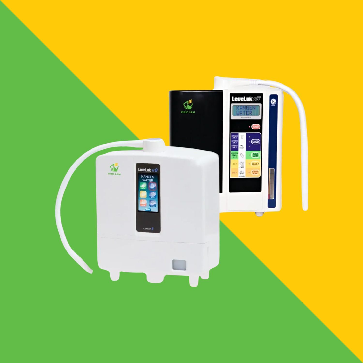Các dòng máy lọc nước Kangen gồm Leveluk K8 và SD501