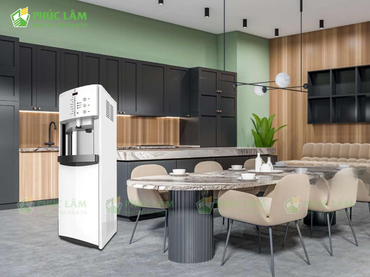 Máy Lọc Nước Nóng Lạnh Văn Phòng Haohsing HM-900 thiết kế tủ đứng sang trọng, hiện đại