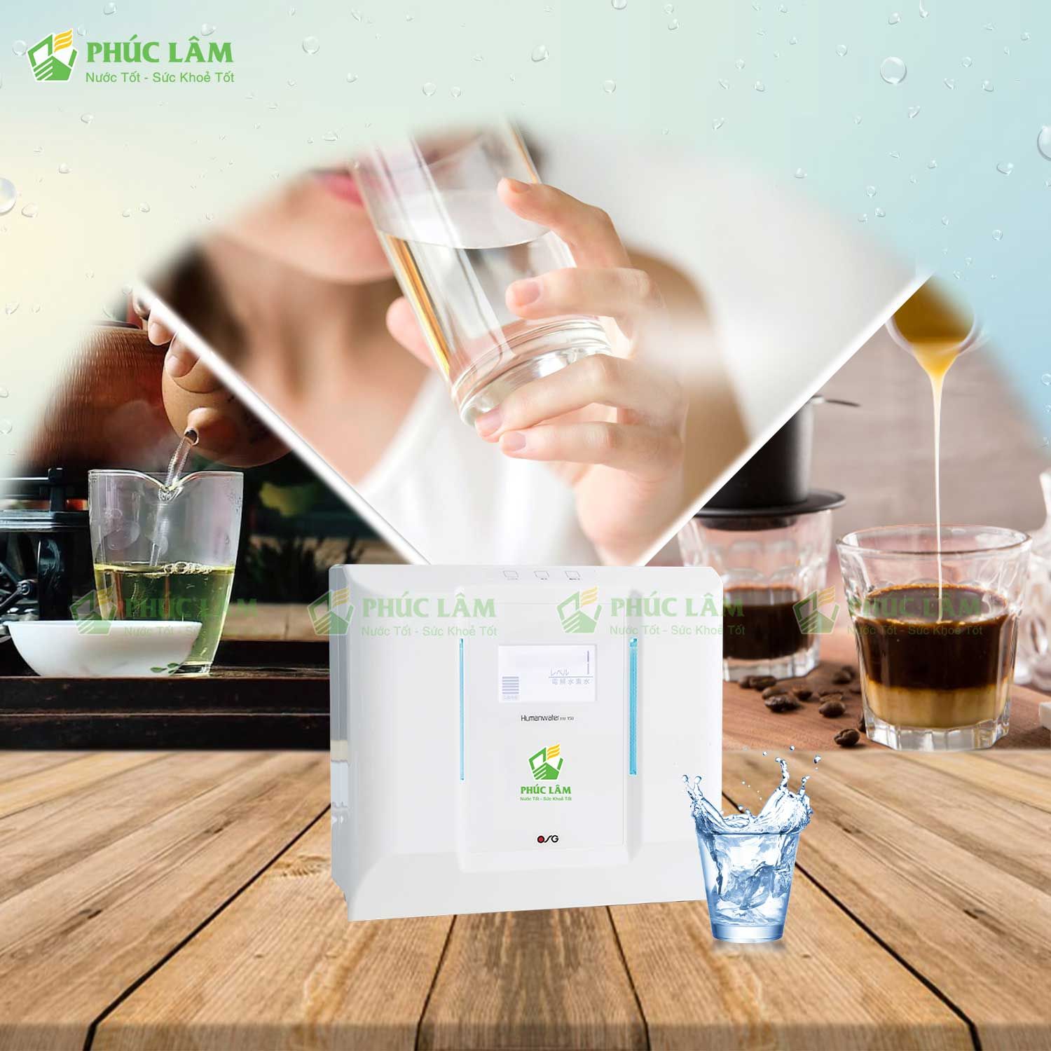 5 loại nước chức năng của máy lọc nước OSG Human HU150