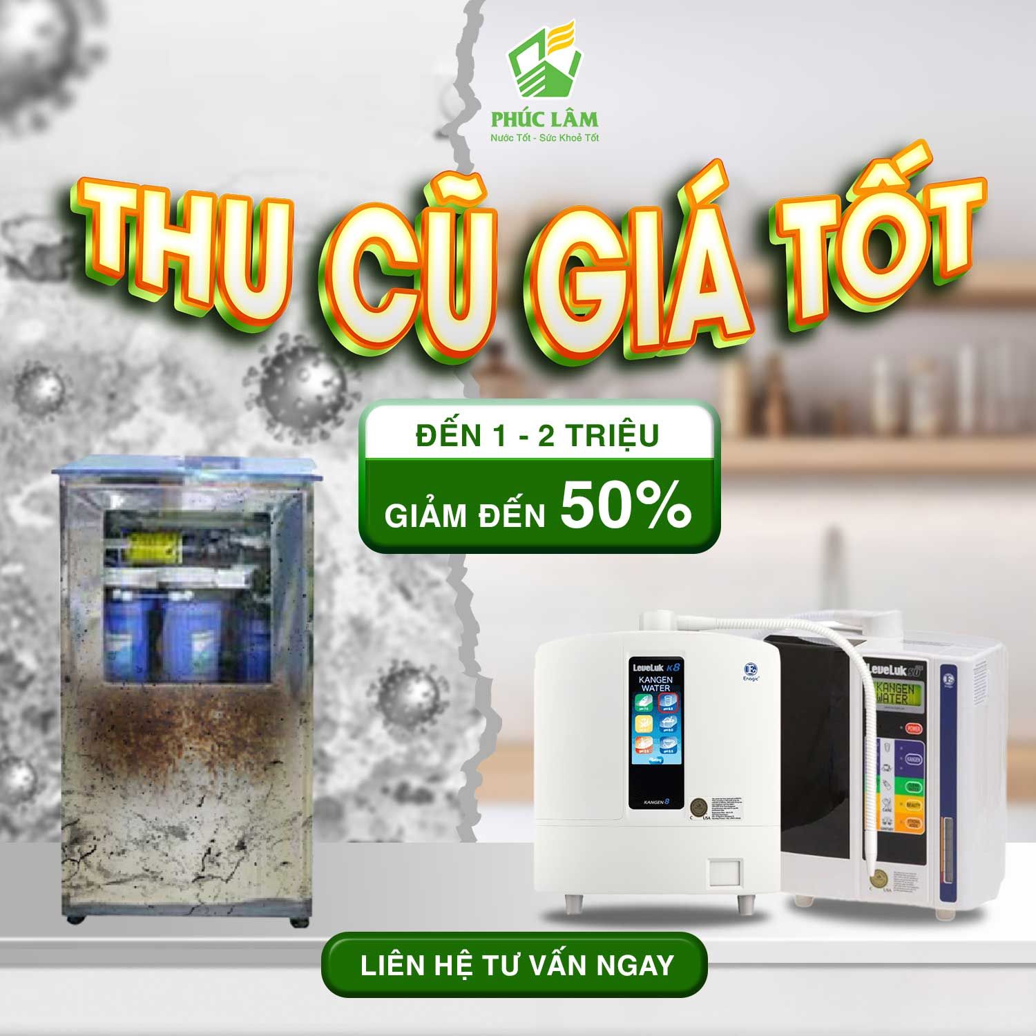 Tạm biệt máy lọc nước cũ – Đón ngay máy Kangen cao cấp chỉ có tại Phúc Lâm