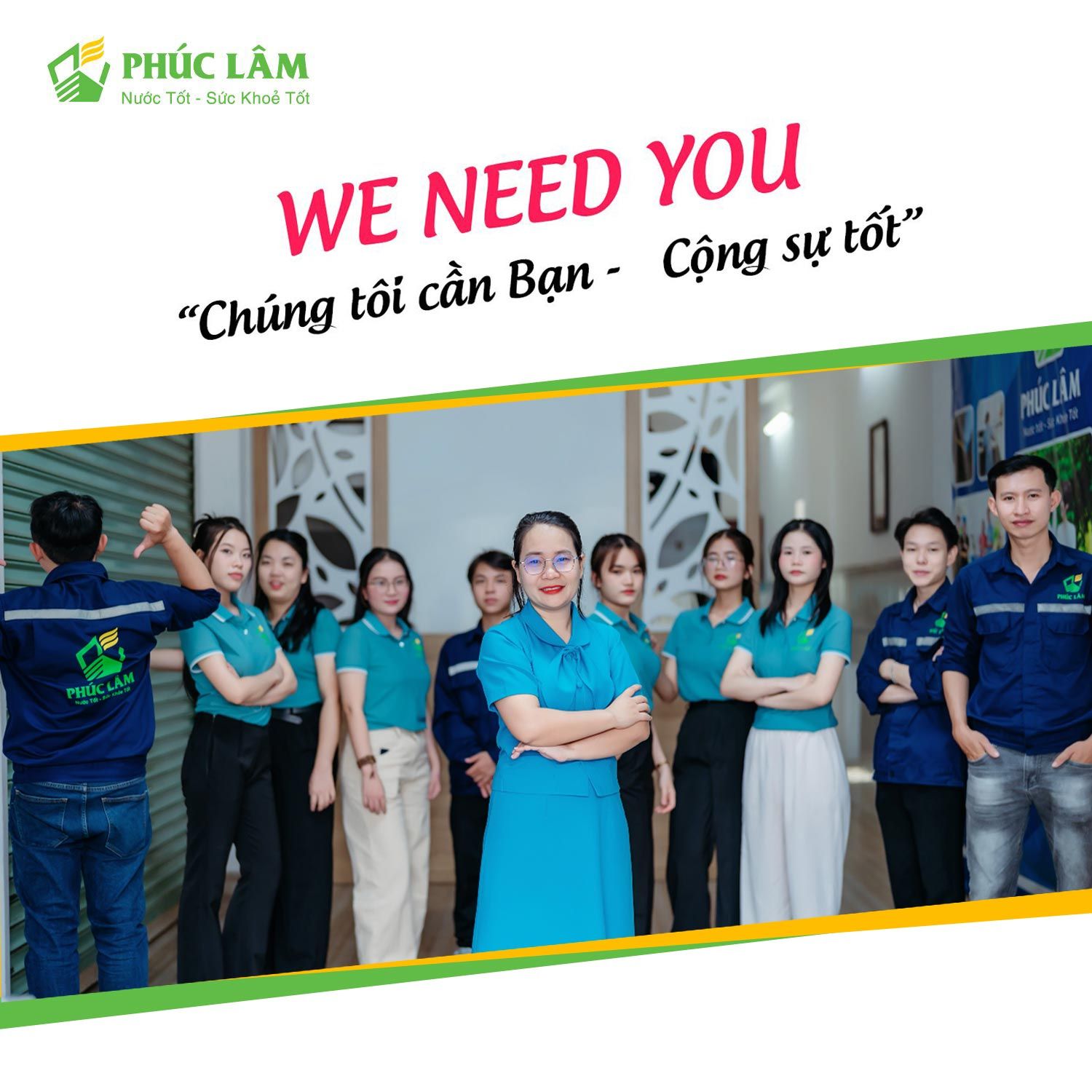 Môi trường làm việc năng động tại Phúc Lâm - Chuyên về máy lọc nước