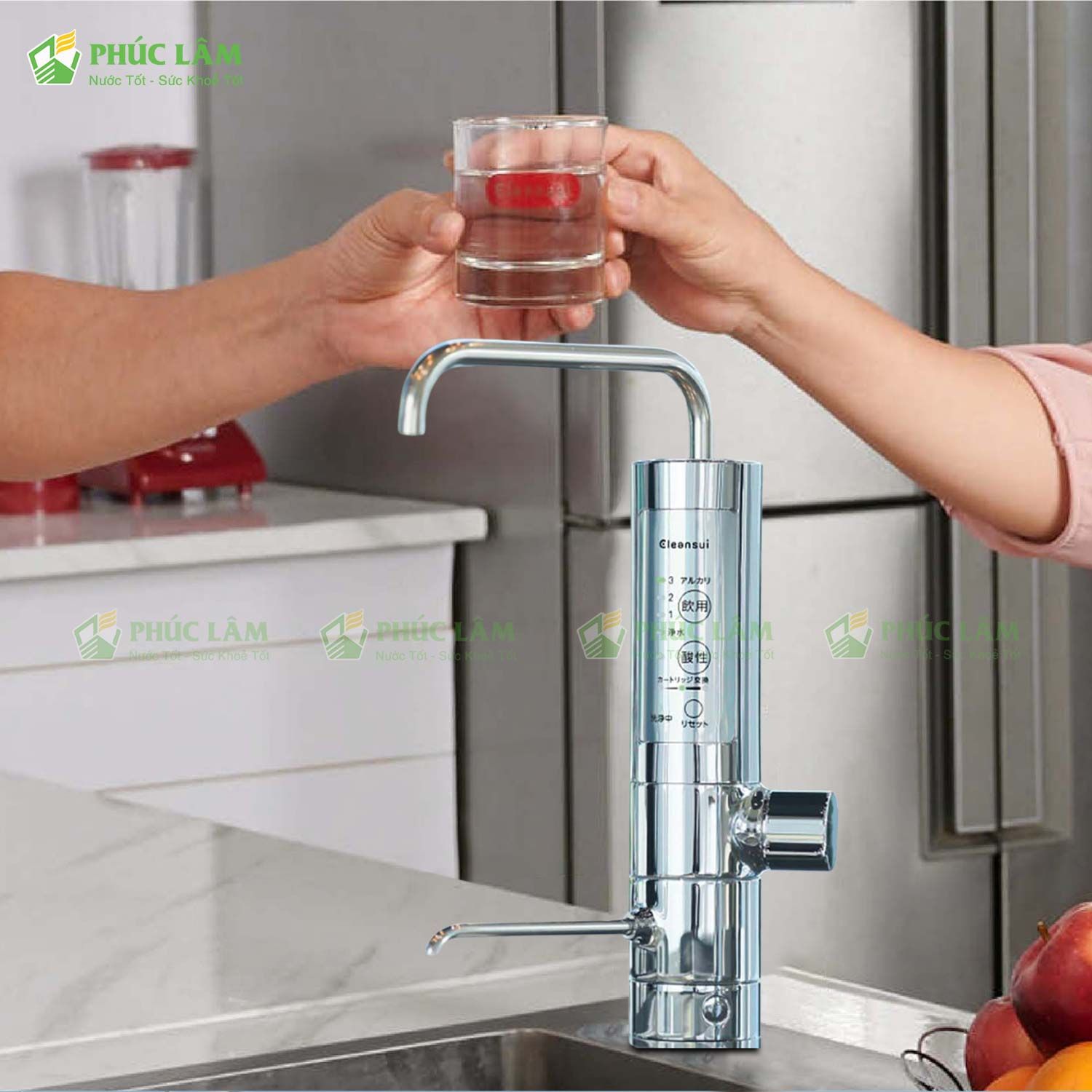 vòi nước xoay 120 độ của Cleansui AL800