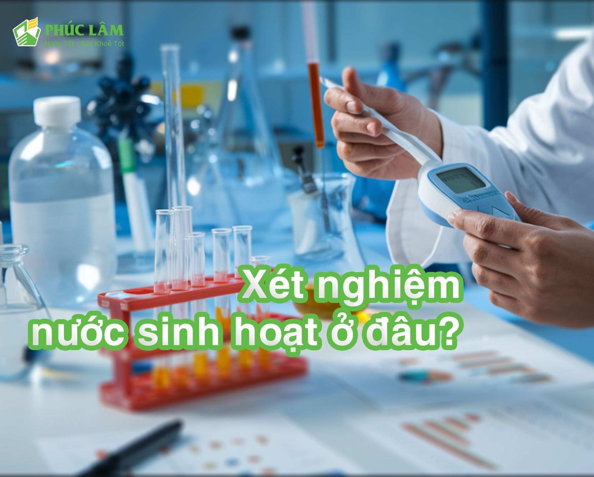 xét nghiệm nước sạch ở đâu?